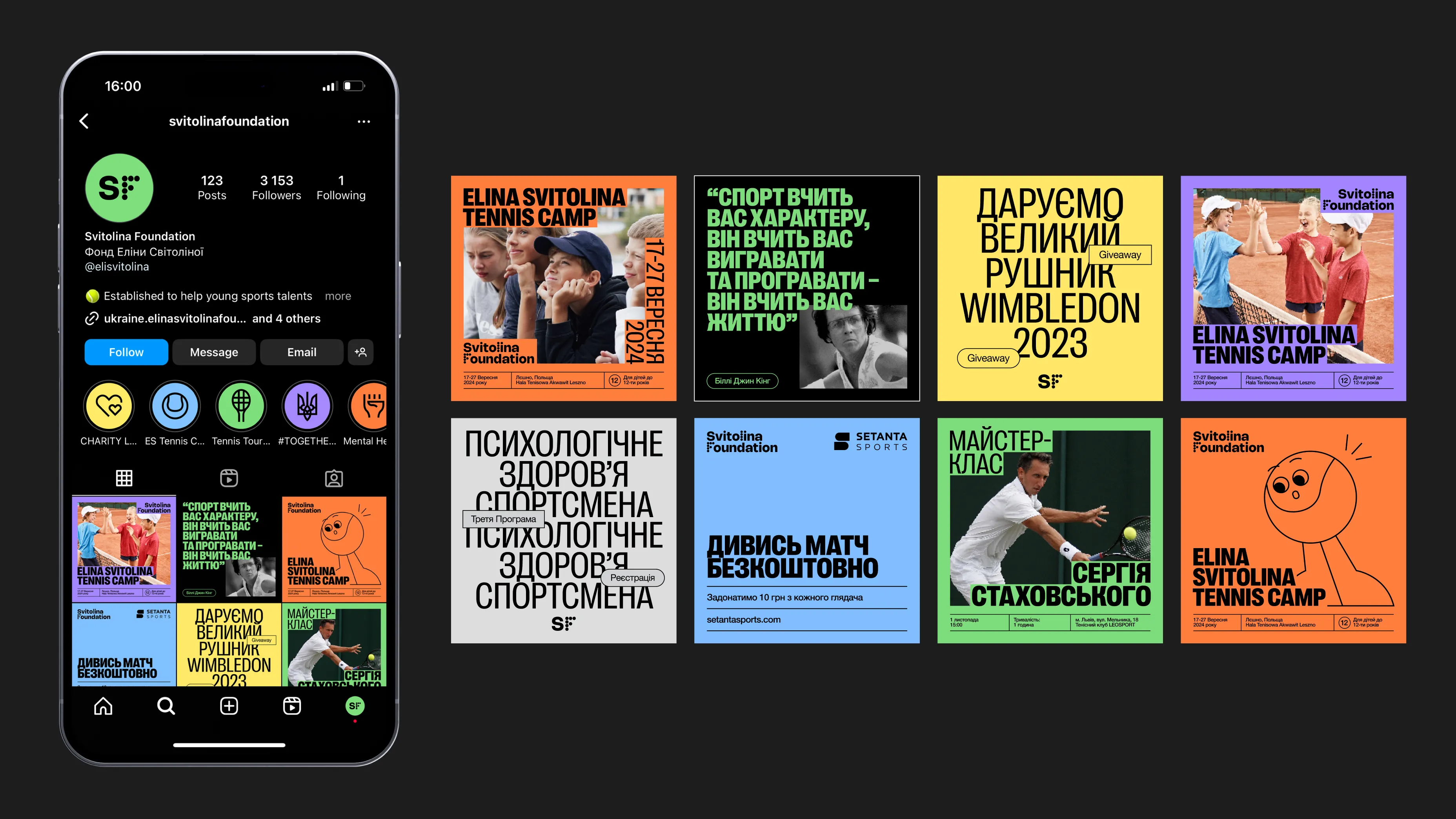 Svitolina Foundation — кейс Taktika
